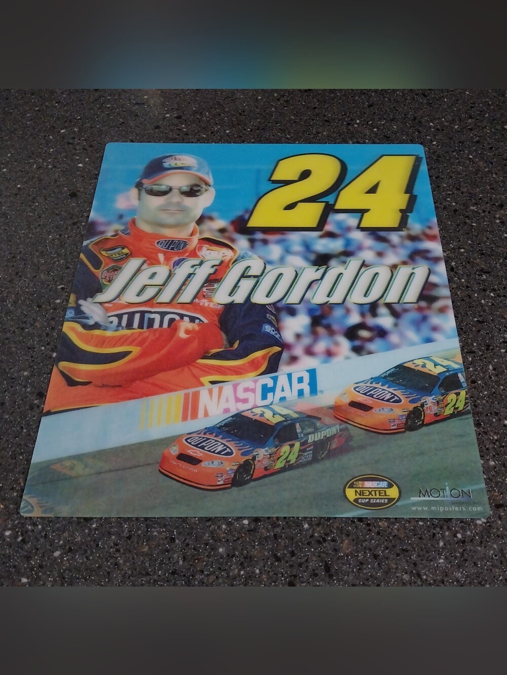 Jeff Gordon #24 NASCAR  3 D Lenticular Motion Poster